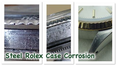 rolex case corrosion|Corrosion at caseback .